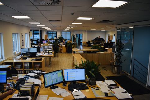 Lækkert nyt gulv og opdateret kontormiljø